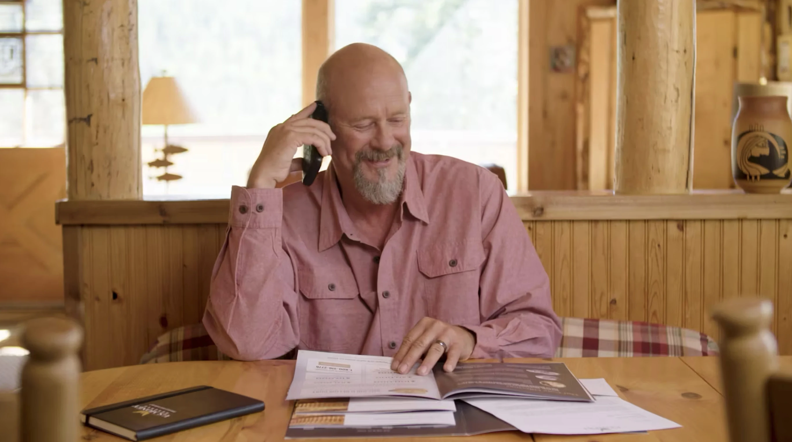 U.S. Money Reserve client discussing precious metals