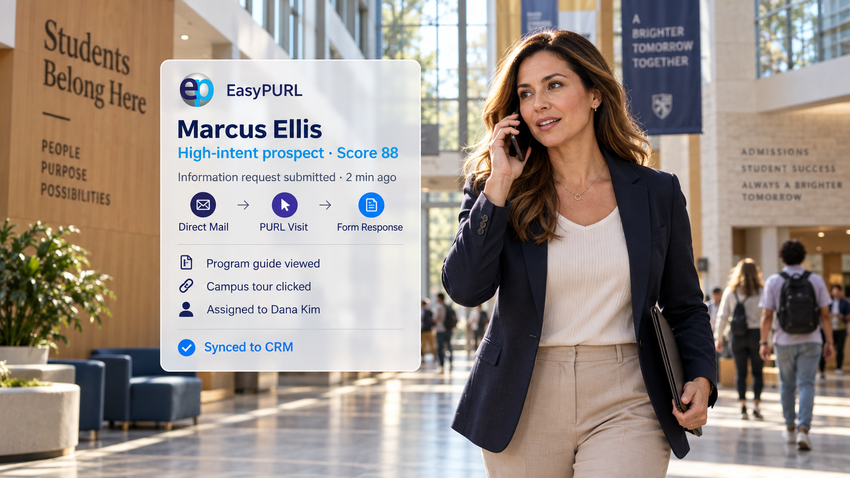 EasyPURL lead follow-up and CRM sync