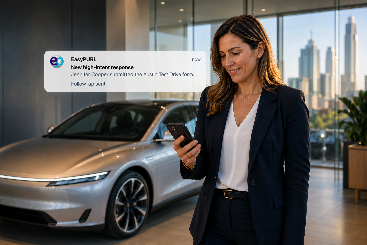 EasyPURL real-time high-intent response alert